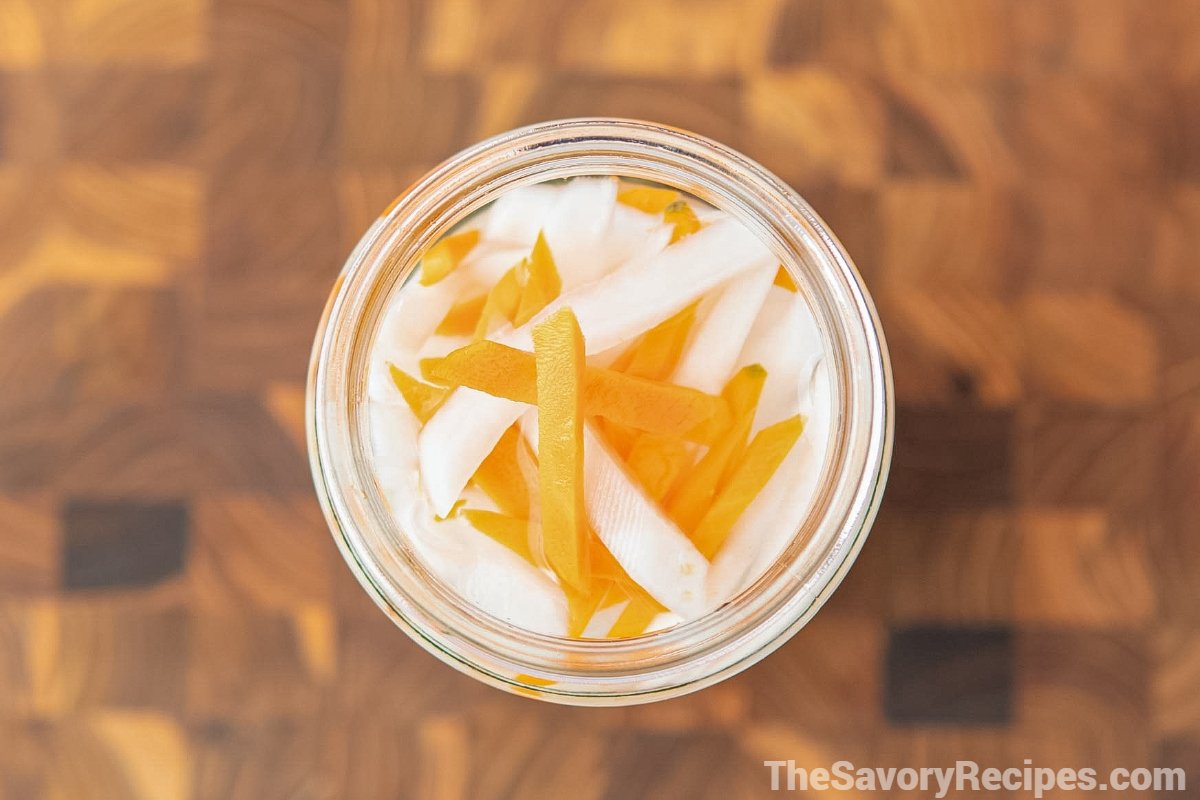 Vietnamese pickled carrot
