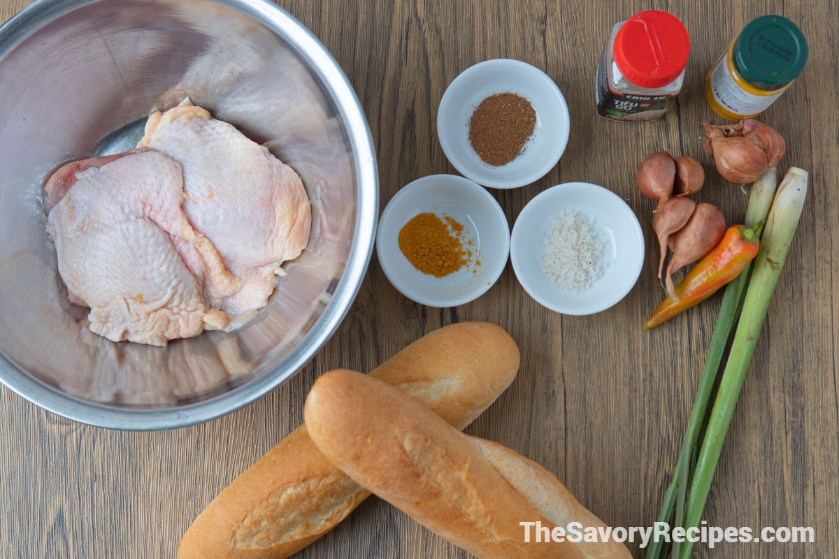 Prepare Chicken and spices